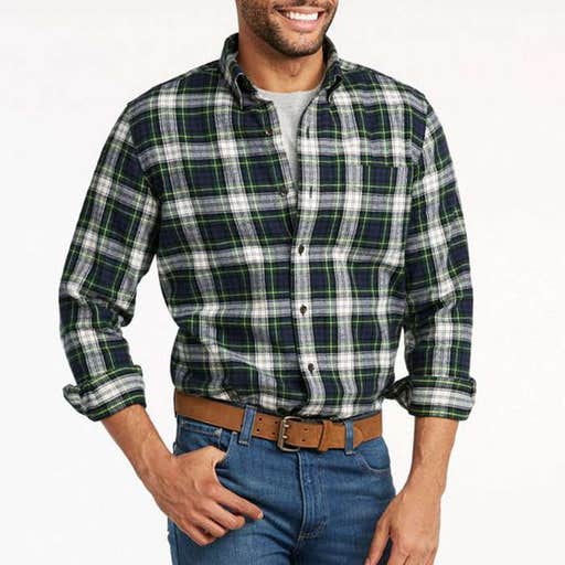 llbean.com, L.L.Bean Scotch Plaid Flannel Shirt