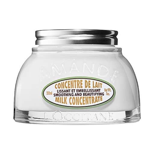 sephora.com, L'Occitane Almond Smoothing and Beautifying Milk Concentrate