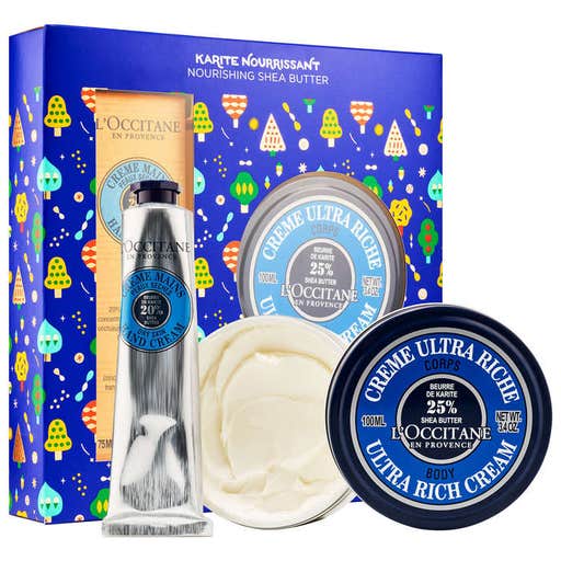 sephora.com, L'Occitane Holiday Nourishing Shea Butter Set