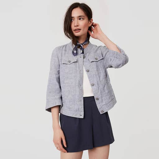 loft.com, Loft Bell Sleeve Jacket