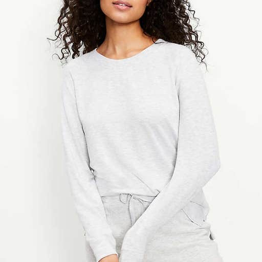 loft.com, Lou & Grey Signature Softblend Sweatshirt And Signature Softblend Drawstring Shorts