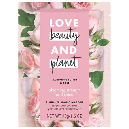 target.com, Love Beauty And Planet Murumuru Butter and Rose Blooming Strength and Shine 2 Minute Magic Masque