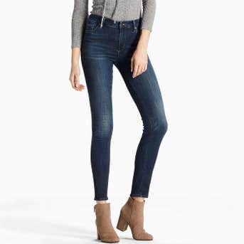 Lucky Brand Bridgette Mid Rise Skinny Jean in Lonestar