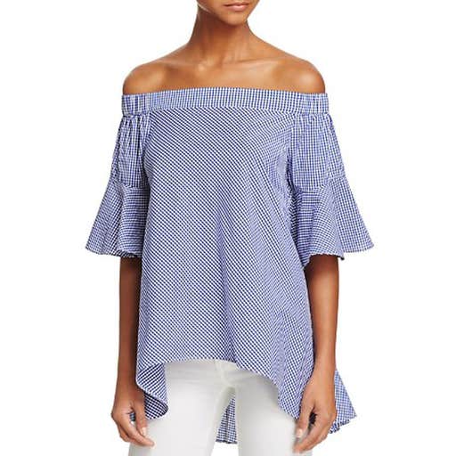 bloomingdales.com, Lucy Paris Greta Gingham Off-The-Shoulder Top
