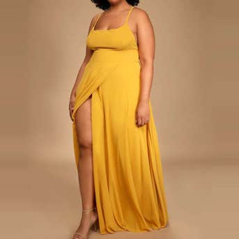 Lulu's Dreamy Romance Backless Maxi Dress