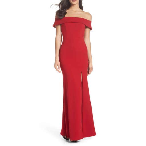nordstrom.com, Lulu's Off the Shoulder Mermaid Gown