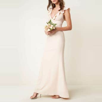 Lulu's Perfect Opportunity Ruffle Mermaid Gown