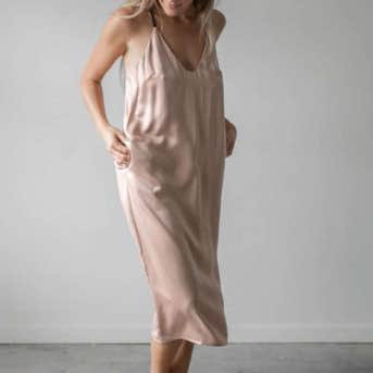 Lunya Washable Silk Slip Dress