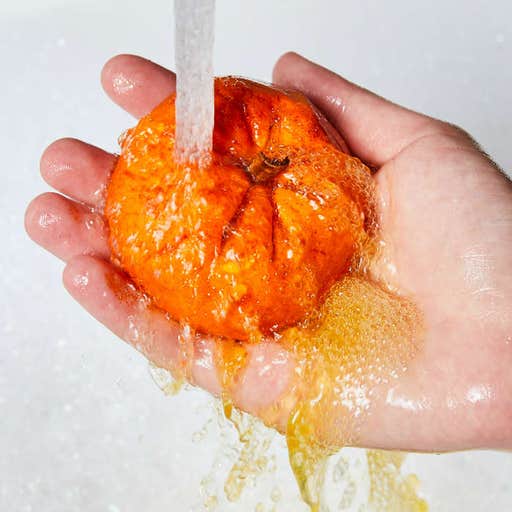 lush.com, LUSH Sparkly Pumpkin Bath Bomb