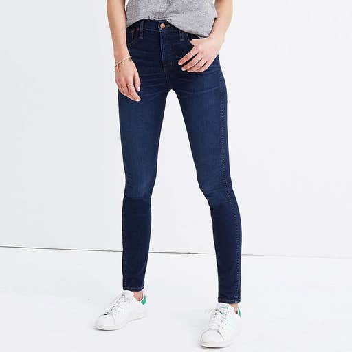 madewell.com, Madewell 10" High-Rise Skinny Jeans In Hayes Wash