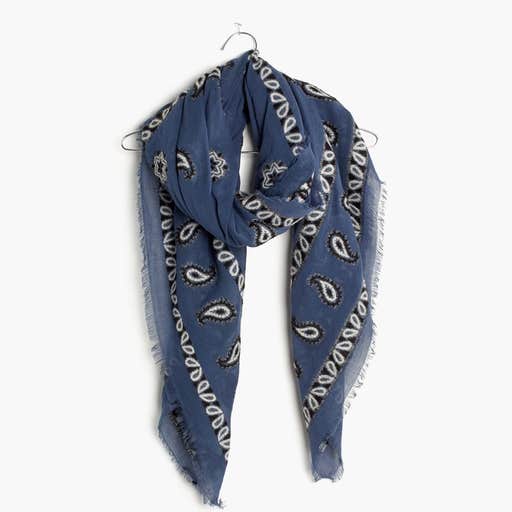 madewell.com, Madewell Bandana Jacquard Scarf