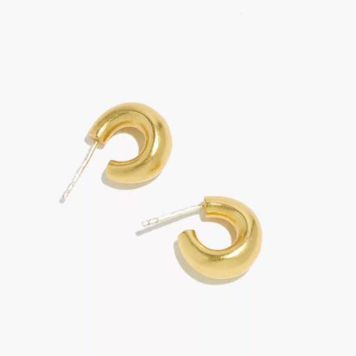 madewell.com, Madewell Chunky Huggie Hoop Earrings