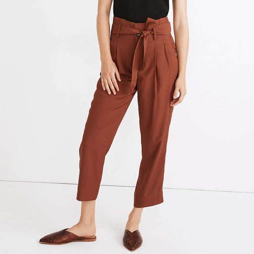 madewell.com, Madewell Drapey Paperbag Pants