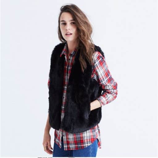 madewell.com, Madewell Faux Fur Vest