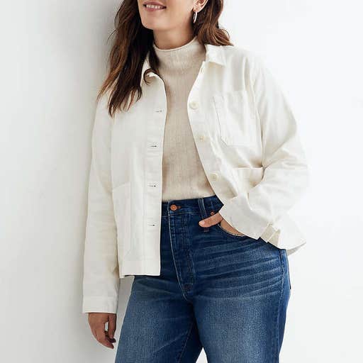 madewell.com, Madewell Garment-Dyed Ashwood Chore Coat