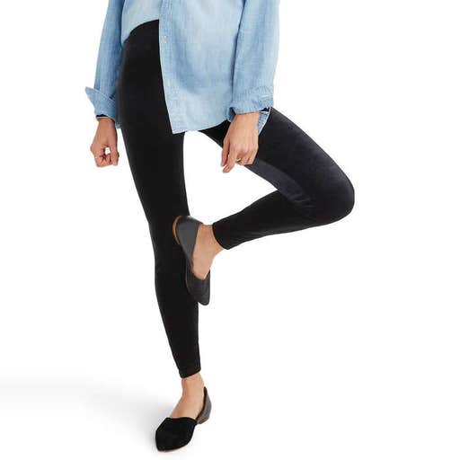 nordstrom.com, Madewell High-Rise Velvet Leggings