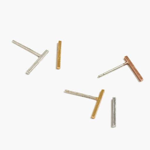 madewell.com, Madewell Mix-and-Match Bar Stud Earrings