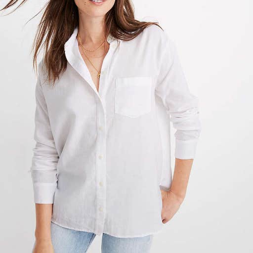 madewell.com, Madewell Oversized Ex-Boyfriend Shirt