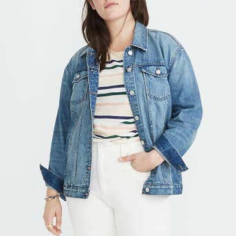 Madewell The Oversized Jean Jacket