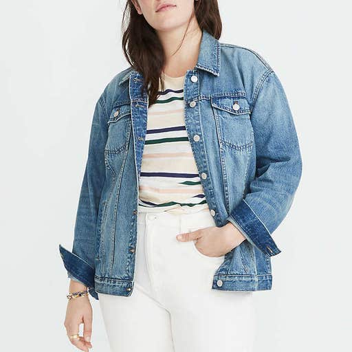 madewell.com, Madewell The Oversized Jean Jacket