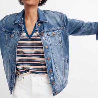 Madewell The Oversized Jean Jacket