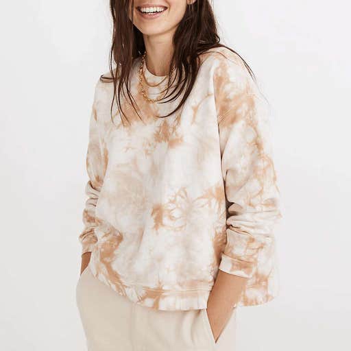 madewell.com, Madewell Tie-Dye Swing Sweatshirt