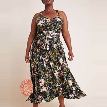 Maeve Gabriela Ruffled Maxi Dress