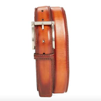Magnanni Carbon Leather Belt