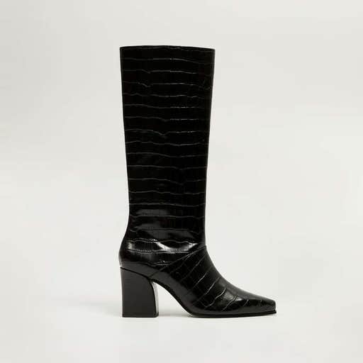 mango.com, Mango Croc-Effect Boots