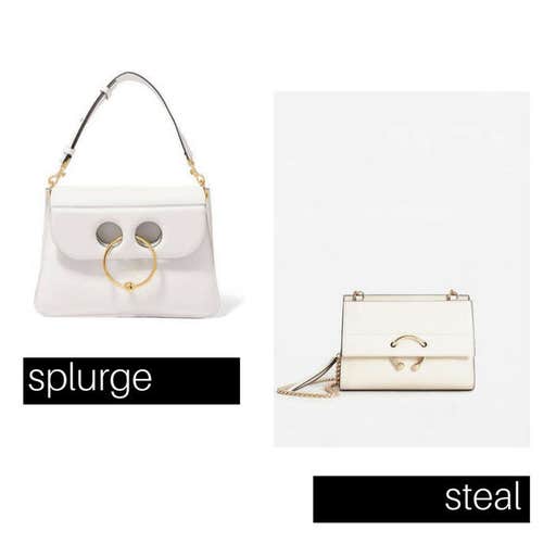 net-a-porter.com; mango.com, Mango Metal appliqué bag