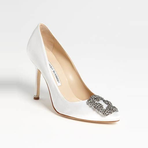 net-a-porter.com, Manolo Blahnik Hangisi Jeweled Pump