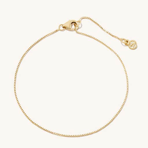 mejuri.com, Mejuri Baby Box Chain Bracelet