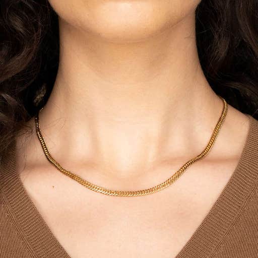 mejuri.com, Mejuri Double Curb Chain Necklace