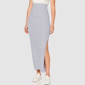 Meraki Rib Maxi Skirt