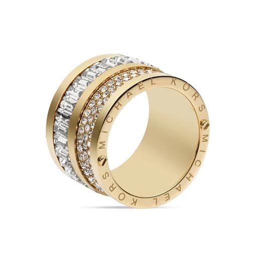 bloomingdales.com, Michael Kors Pavé & Baguette Barrel Ring