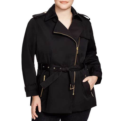 bloomingdales.com, MICHAEL Michael Kors Plus Zip Trench Coat