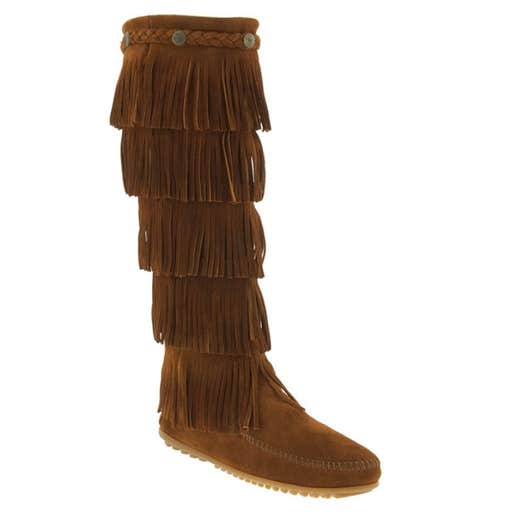 nordstrom.com, Minnetonka 5 Layer Fringe Boot