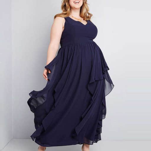 modcloth.com, ModCloth As Ruffles Ripple Maxi Dress