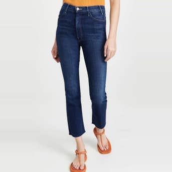 Mother The Hustler Ankle Fray Jeans