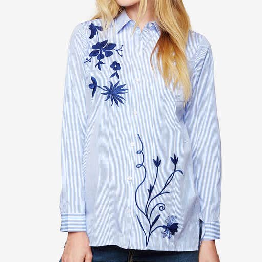 macys.com, Motherhood Maternity Button-Front Blouse