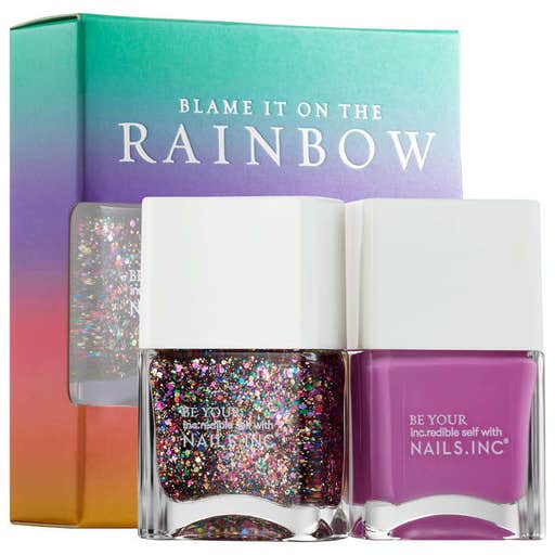 sephora.com, Nails Inc. Blame It On The Rainbow Nail Polish Duo