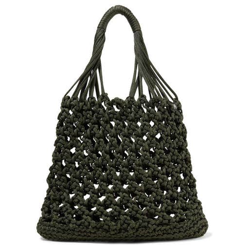 net-a-porter.com, Nannacay + Net Sustain Astri Macramé Tote