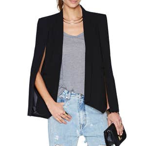 Nasty Gal Champagne Taste Cape Blazer