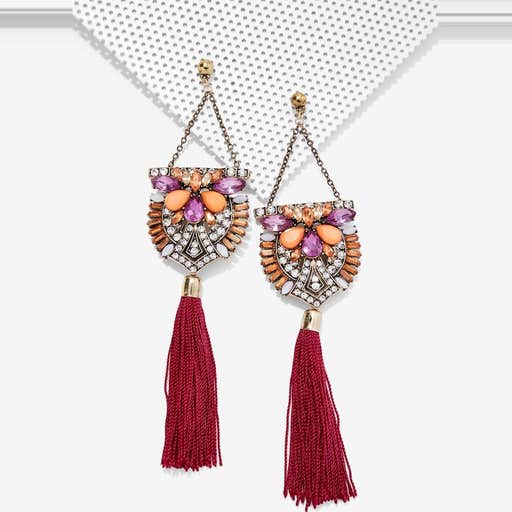 nastygal.com, Nasty Gal Margaux Tassel Earrings