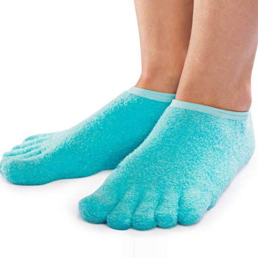 amazon.com, NatraCure 5-Toe Gel Moisturizing Socks