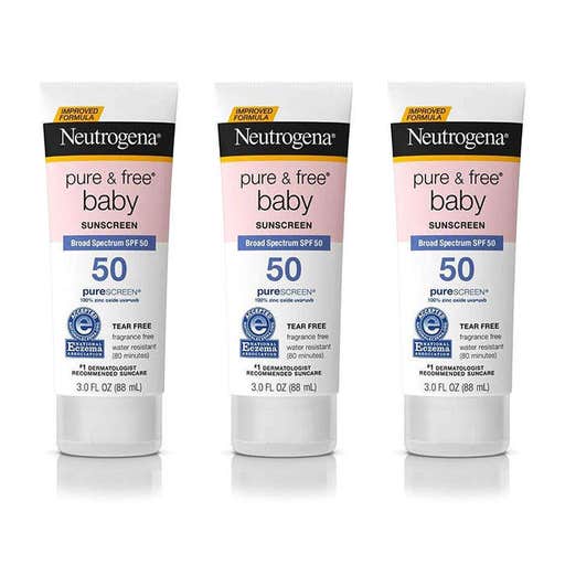amazon.com, Neutrogena Pure & Free Baby Mineral Sunscreen Lotion
