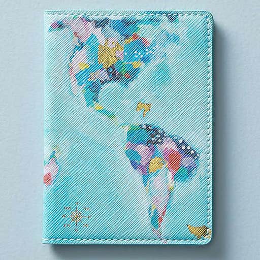anthropologie.com, Nikki Cade Map Maker Passport Holder