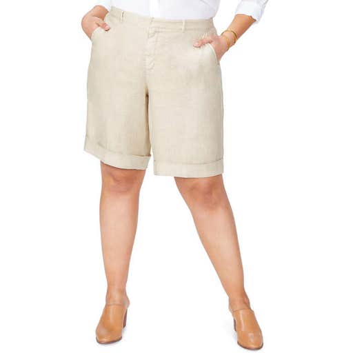 nordstrom.com, NYDJ Linen Bermuda Shorts
