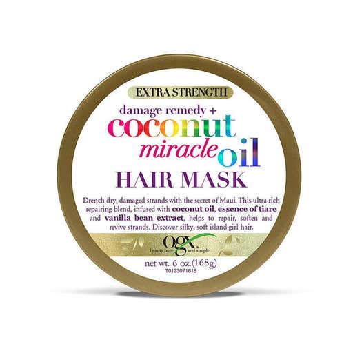 amazon.com, OGX Extra Strength Damage Remedy + Coconut Miracle Oil Hair Mask