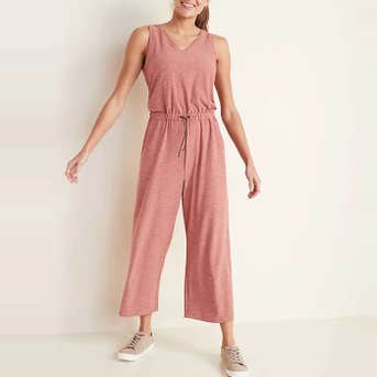 Old Navy Breathe ON V-Neck Wide-Leg Jumpsuit
